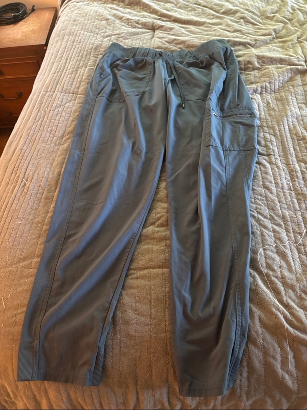 Champion Women’s Slate Blue Track Joggers with Drawstring